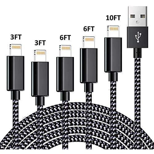 JR TECHNIK iPhone Charger, Lightning Cable MFi Certified High-Speed Charging Cord Lightning to USB A iPhone Charger Cable JR TECHNIK iPhone Charger, Lightning Cable MFi Certified High-Speed Charging Cord Lightning to USB A iPhone Charger Cable