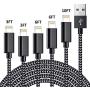 JR TECHNIK iPhone Charger, Lightning Cable MFi Certified High-Speed Charging Cord Lightning to USB A iPhone Charger Cable JR TECHNIK iPhone Charger, Lightning Cable MFi Certified High-Speed Charging Cord Lightning to USB A iPhone Charger Cable