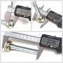 6 Set x Transglobal Mild Steel Roll Up End Hinge (Metallic)+Steel Roller (1.00'') Works with Freight Trailer Truck Roll Up Door (TG-69035, TG-61174)