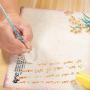 Molshine Handmade High Borosilicate Glass Glass Dip Pen Glass Signature Pen Business Present (blue)