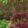 Bits and Pieces - Copper Toned Wind Ornament - Unique Outdoor Lawn and Garden Décor - Weather-Resistant Metal Wind Sculpture Wind Spinner