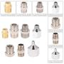 Professional 7pcs Airbrush Adaptor Kit Fitting Connector Set for Air Compressor & Airbrush Hose