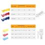 Nilight - 50004R 120 Pcs/60 Pairs Quick Splice Wire Terminals T-Tap Self-stripping with Nylon Fully Insulated Male Quick Disconnects Kit, 2 Years Warranty Nilight - 50004R 120 Pcs/60 Pairs Quick Splice Wire Terminals T-Tap Self-stripping with Nylon Fully Insulated Male Quick Disconnects Kit, 2 Years Warranty