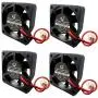 FZVAN 4Packs 40X40X10mm 4cm DC 12V Silent Computer Fan 40mm 4010 Case Fan for 3D Printer Reprap Prusa I3 2pin 6000 RPM FZVAN 4Packs 40X40X10mm 4cm DC 12V Silent Computer Fan 40mm 4010 Case Fan for 3D Printer Reprap Prusa I3 2pin 6000 RPM