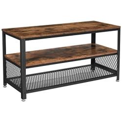 VASAGLE ULTV40BX TV Stands, 39.4'', Rustic Brown