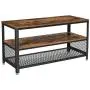 VASAGLE ULTV40BX TV Stands, 39.4'', Rustic Brown
