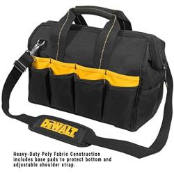 DEWALT DG5543 16 in. 33 Pocket Tool Bag, Black