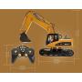 Top Race 15 Channel Full Functional Professional RC Excavator, Battery Powered Remote Control Construction Tractor Metal Shovel, TR-211
