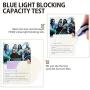 Blue Light Blocking Glasses Women/Men，Round Computer Lightweight Eyeglasses Frame Metal Legs, Reading Gaming Glasses