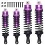 GDOOL Aluminum Alloy Shock Absorber Assembled Full Metal Oil Filled Shocks Front & Rear Replacement of SLA014 for 1/10 Slash 4x4 4WD Upgrade (4-Pack) (Purple) GDOOL Aluminum Alloy Shock Absorber Assembled Full Metal Oil Filled Shocks Front & Rear Replacement of SLA014 for 1/10 Slash 4x4 4WD Upgrade (4-Pack) (Purple)