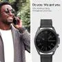 Spigen Retro Fit Designed For Samsung Galaxy Watch 3 45mm Band (2020) / Galaxy Watch 46mm Band (2018) / Gear S3 Frontier Band / S3 Classic Band - Black