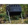 FCMP Outdoor IM4000 Tumbling Composter, 37 gallon, Black
