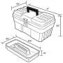 Akro-Mils 09514 ProBox 14-Inch Plastic Toolbox for Tools, Hobby or Craft Storage Toolbox with Removable Tray, 14-Inch x 8-Inch x 8-Inch, Red Akro-Mils 09514 ProBox 14-Inch Plastic Toolbox for Tools, Hobby or Craft Storage Toolbox with Removable Tray, 14-Inch x 8-Inch x 8-Inch, Red