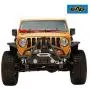 EAG Stubby Front Bumper with Stinger Hoop and Fog Light Hole Fit for 18-21 Wrangler JL