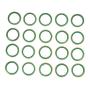 240pcs Gasket Ring, 68 8mm Metal Rubber Sealing Oil Ring Drain Plug Gasket Set