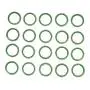 240pcs Gasket Ring, 68 8mm Metal Rubber Sealing Oil Ring Drain Plug Gasket Set