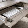 Sauder 424811 Palladia L-Desk, Split Oak Finish