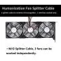 GPU Fan Cooler PCI Slot Fan Triple 92mm 90mm 9025 Graphic Card Fans for Video Card Cooling Fans VGA Cooler