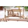 UGears Mechanical Town Series Tram Line Mechanical Wooden Model Kit 3D Puzzle Assembly