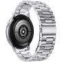 EZCO Metal Band Compatible with Samsung Galaxy Watch Active 2 40mm 44mm / Active / Galaxy Watch 3 41mm, 20mm Solid Stainless Steel Watch Strap Bracelet Replacement Wristband Accessories Women Man