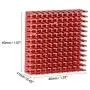 uxcell Electronic Radiators Heatsink for Stepper Motor,3D Printer 40x40x11mm Red uxcell Electronic Radiators Heatsink for Stepper Motor,3D Printer 40x40x11mm Red