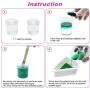 Epoxy Resin Crystal Clear Kit, 2 Part Crystal Clear Casting Resin for DIY Art Craft, Jewelry, Wood finishes, Tumblers, 16 Ounce Kit with Bonus Gloves, Measuring Cups and Sticks