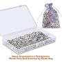 Paxcoo 600pcs 12 Style Silver Spacer Beads Jewelry Bead Charm Spacers for Jewelry Making Bracelets Necklace