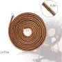 2 Pack Sewing Machine Belts 183cm 3/16'' Sewing Leather Belts Treadle Parts with Hook Replacement Leather Belt for Singer Jones Sewing Machine 2 Pack Sewing Machine Belts 183cm 3/16'' Sewing Leather Belts Treadle Parts with Hook Replacement Leather Belt for Singer Jones Sewing Machine