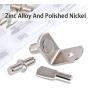 Swpeet 110Pcs 3 Styles Shelf Pins Assortment Kit, Top Quality Nickel Plated Shelf Bracket Pegs Cabinet Furniture Shelf Pins Support for Shelf Holes on Cabinets, Entertainment Centers Swpeet 110Pcs 3 Styles Shelf Pins Assortment Kit, Top Quality Nickel Plated Shelf Bracket Pegs Cabinet Furniture Shelf Pins Support for Shelf Holes on Cabinets, Entertainment Centers