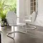 Crosley Furniture Griffith Metal Outdoor Chair - White Crosley Furniture Griffith Metal Outdoor Chair - White