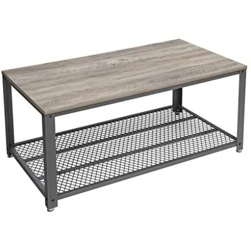 VASAGLE Sofa Table, Coffee, Greige VASAGLE Sofa Table, Coffee, Greige