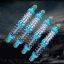 Tbest Shock Absorber Damper, 4pcs RC Update Part Metal Shock Damper + Spare Springs for TRX4 SCX10 D90 1/10 RC Crawler(100mm)