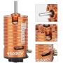 Qiterr RC Brushless Motor, Mini-Z 9500KV 2Poles Brushless Motor for 1/24 1/28 RC Model Car