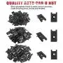 Hilitchi 225Pcs U Nut Assortment Black Phosphate Finish Rust Resistant Wide Range Kit Auto Car Metal Clips for Motorcycle Automotive Repair Replacement Hilitchi 225Pcs U Nut Assortment Black Phosphate Finish Rust Resistant Wide Range Kit Auto Car Metal Clips for Motorcycle Automotive Repair Replacement