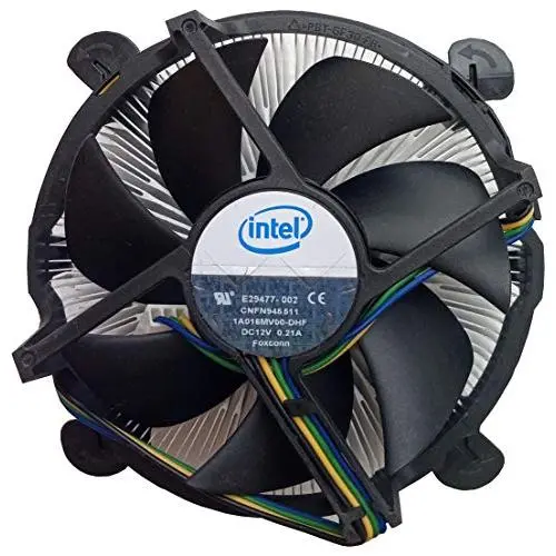 Intel E29477-002 Socket 1366 Copper Core/Aluminum Heat Sink & 4'' Fan w/4-pin Connector up to Core i7 3.06GHz Intel E29477-002 Socket 1366 Copper Core/Aluminum Heat Sink & 4'' Fan w/4-pin Connector up to Core i7 3.06GHz