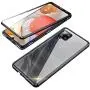 Jonwelsy Magnetic Adsorption Case for Samsung Galaxy A42, 360 Degree Front and Back Clear Tempered Glass Flip Cover, Metal Bumper Frame for Samsung Galaxy A42 (Black) Jonwelsy Magnetic Adsorption Case for Samsung Galaxy A42, 360 Degree Front and Back Clear Tempered Glass Flip Cover, Metal Bumper Frame for Samsung Galaxy A42 (Black)