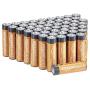 Amazon Basics 48 Pack AA High-Performance Alkaline Batteries, 10-Year Shelf Life, Easy to Open Value Pack