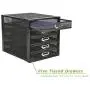 Mind Reader 5CABMESH-BLK Cabinet, Metal, File, Office Storage, Heavy Duty Multi-Purpose, Black 5 Drawer Mind Reader 5CABMESH-BLK Cabinet, Metal, File, Office Storage, Heavy Duty Multi-Purpose, Black 5 Drawer