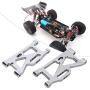 Tbest Swing Arm, Front + Rear Swing Arm Kit Metal Upgrade Parts for 144001 1/14 4WD RC Car