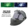 TGR Panoramic 180 View Solar Powered Auto Darkening Welding Helmet - True Color (MATTE CARBON FIBER)