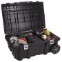 Husky 25 gal. Mobile Utility Work Cart for Tool Storage, Black