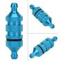 Tbest RC Oil Fuel Filter, Aluminium Alloy Oil Nitro Fuel Filter RC Model Car Spare Parts Fuel Filter for RC 1:8 / 1:10 Model Car(Blue)