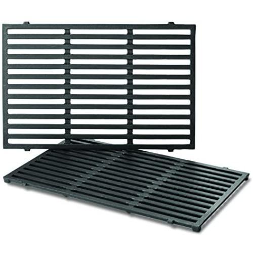 Weber Series Gas Grills 7638 Porcelain-Enameled Cast Iron Cooking Grates for Spirit 300, (17.5 x 0.5 x 11.9 inches), Pack of 2