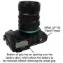 Fotodiox Pro, All Metal Black Camera Hand Grip for Olympus OM-D E-M10 Mark II Mirrorless Micro Four-Thirds Digital Camera with Battery Access