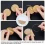 Acrylic Keychain Blanks, 30 Pcs 2 Inch Diameter Round Acrylic Clear Discs Circles with 30 Pcs Metal Split Key Chain Rings Acrylic Keychain Blanks, 30 Pcs 2 Inch Diameter Round Acrylic Clear Discs Circles with 30 Pcs Metal Split Key Chain Rings