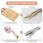 18 Pairs Circular Knitting Needles Set, Vancens Premium Bamboo Knitting Needles with Colorful Plastic Tube, 5 Kind of Tools for Weave are Included, 18 Sizes: 2mm - 10mm, 16 Inches Length