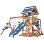 Beach Front All Cedar Wooden Swing Set Beach Front All Cedar Wooden Swing Set