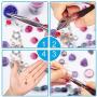Paxcoo 2400Pcs Earring Making Supplies Kit with 24 Style Earring Hooks, Earring Backs, Earrings Posts and Earring Making Findings for Adult