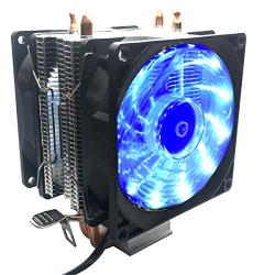 CPU Cooler Fan PC Heatsink， LED Fan Computer CPU Air Cooling Cooler Radiator