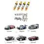 Useller Full Metal Shock Absorber Damper Upgrade Accessories for K969 K979 K989 K999 P929 P939 1/28 RC Car Parts,Yellow